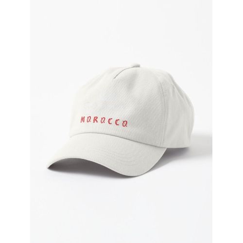 casquette personnalisée Les légendes naissent au Maroc casquette blanc unique