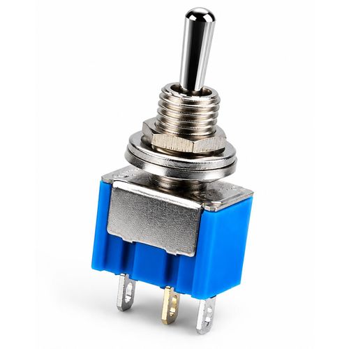Mini SPDT Toggle Switch 3 Pin ON-ON Metal Lever Panel Mount Switch for Electronic Projects