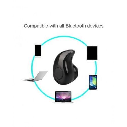 Mini Oreillette/Headset Bluetooth Micro Casque Bluetooth Ecouteur - Noir