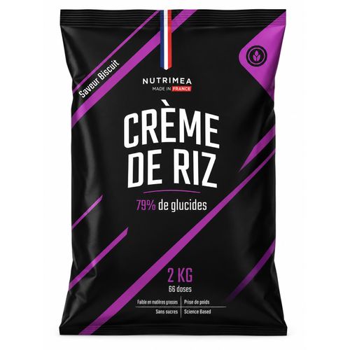 Crème de riz instantanée 2kg - 66 doses, sans sucre
