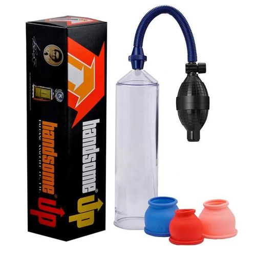 Pompe Handsome Up, Système de croissance du pénis Handsome Up - Rapide et efficace, Pompe d'agrandisement du pénis, Entraîneur d'étirement du petit pénis masculin
