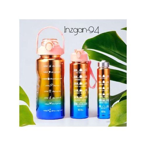 Ensemble de bouteilles deau de grande capacit 3 pices 300ml 900ml 2000ml