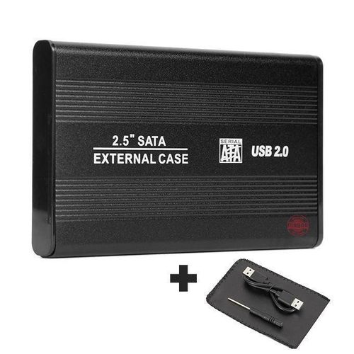Boîtier pour disque dur externe SSD, 2.5 pouces, USB 2.0 à SATA, 480Mbps Support 1To