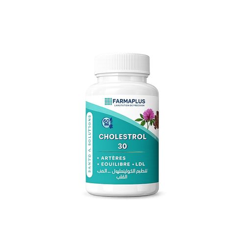 Cholestérol STOP 30 Caps - Équilibre LDL HDL Triglycérides Naturel