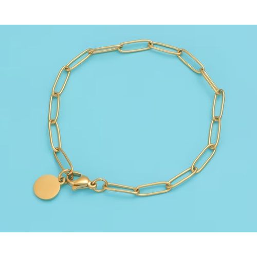 Bracelet pour femme simple en acier inoxydable , exquis, élégant, polyvalent, à la mode et classique
