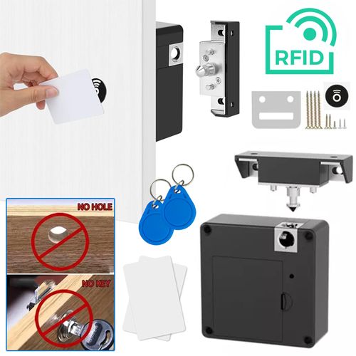 قفل إلكتروني ذكي غير مرئي للخزائن والأدراج – قفل بدون مفتاح