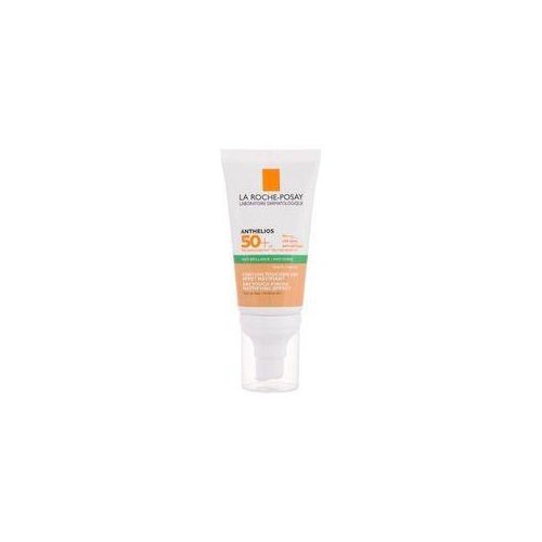ANTHELIOS Crème Solaire Matifiante Teintée SPF50+ Peau Mixte à Grasse Acnéique - 50ML