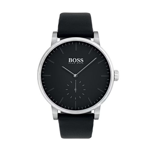 Montre Homme en Cuir Noir Etanche 1513500