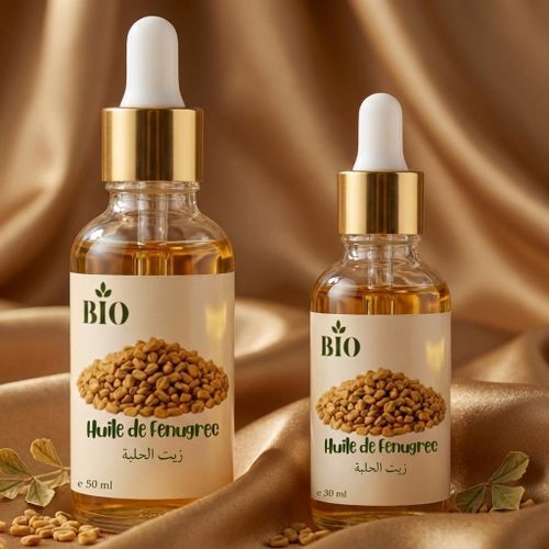 Pack x2 Huile de fenugree 50 ml et 30 ml organic éclat et galbe