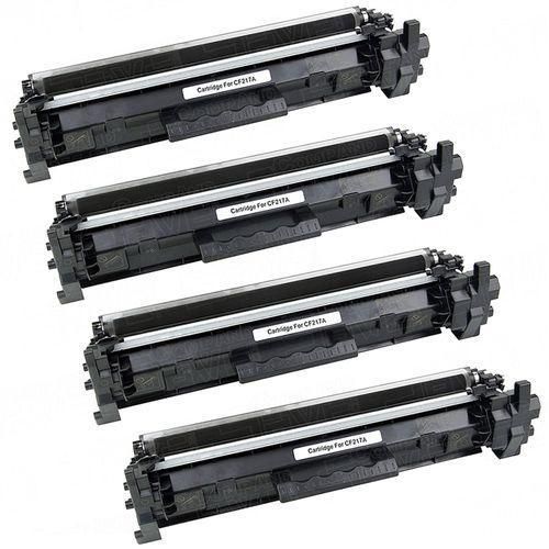 PACK 4 ×TONER ADAPTABLE 17A / CF217A noir