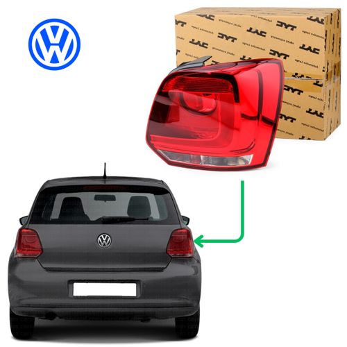 Feu Rouge Arrière Droit Pour Volkswagen Polo (6R)