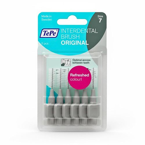 Interdental Brush Original Gris 1.3mm Taille 7-6pieces