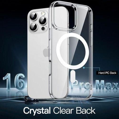 Pochette Souple Liquid pour iPhone 16 pro max Magsaf transparent