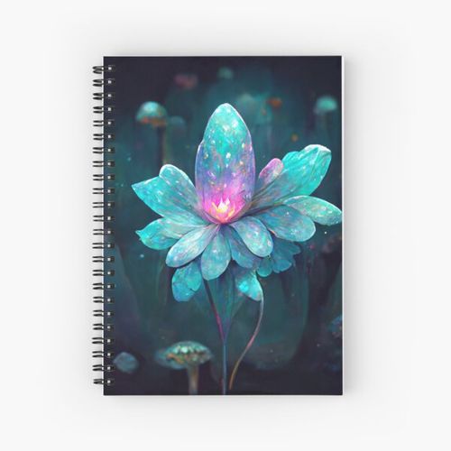 Heavenly Queen Diamond in Garden of Eden Spiral Notebook Bloc note