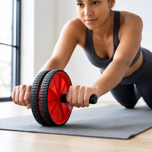 Roue abdominale roller Pour hommes et femmes couleur aléatoire