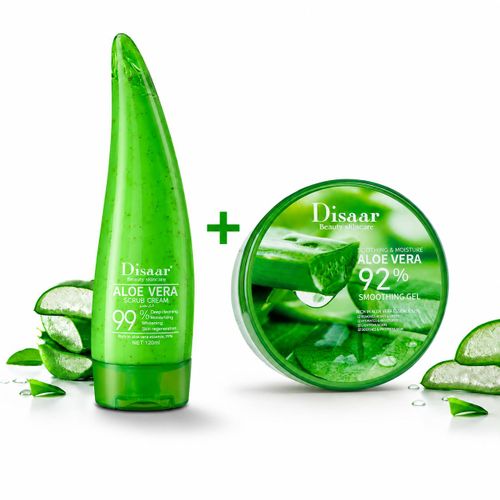 Recommandée - Pack Duo : Pack Duo Aloe Vera - Crème Éclat 120ml + Gel Apaisant Hydratant 92%