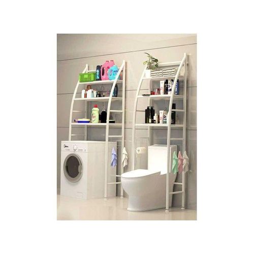 Étagère de salle de bain en métal Étagère machine a lavé