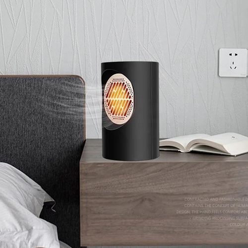 Mini Chauffage Électrique Portable 900W Radiateur Soufflant dAppoint Mural et Bureau Chauffage Rapide Économique Contrôle de Température Chauffage Compact Maison et Bureau