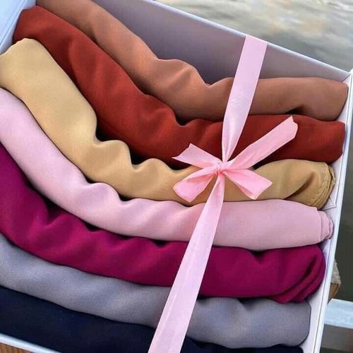 PACK 7PCS Hijab Muslima Chiffon creep