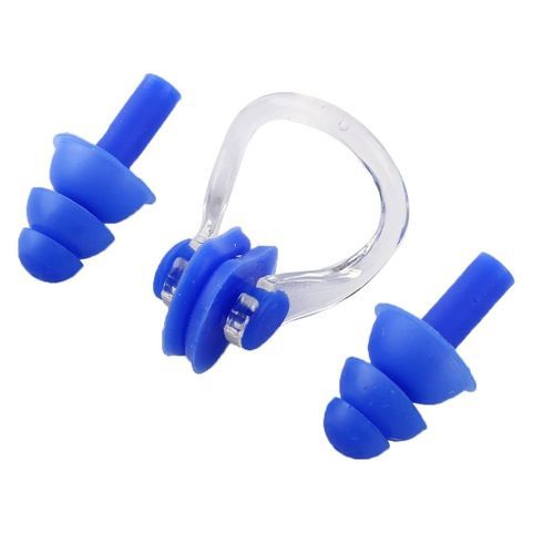 سدادات أذن مشبك أنف للتزلج على الماء للسباحة الرياضية