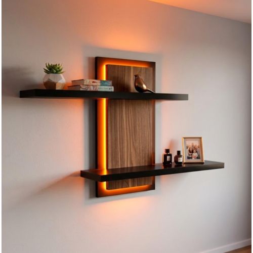 Étagère murale moderne avec éclairage LED – une touche de luxe pour votre intérieur