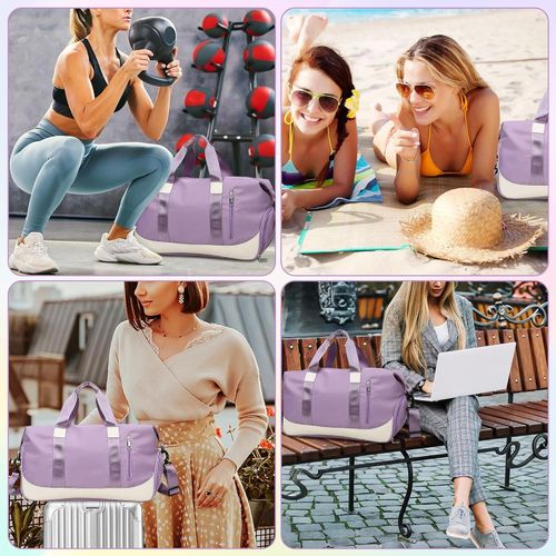 ac de Sport et Voyage avec Compartiment Chaussures et Poche Humide – Grande Capacité – Imperméable