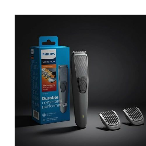 Tondeuse à Barbe Série 1000 BT1209/15 – Sans Fil – Rechargeable USB – Lames en Acier Inoxydable