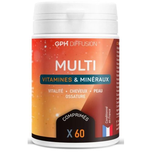 Multivitamines et minéraux - Format éco 1 mois - Made in FRANCE