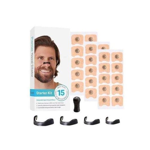 Kit de Bandes Nasales Magnétiques Dilatateurs de Respiration Nasale