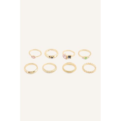 Lot de 8 Bagues pour femme