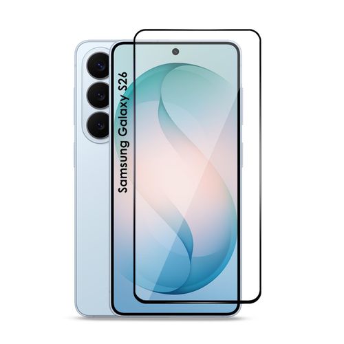Protecteur d'écran Glass pour Samsung Galaxy S26 5G, anti-rayures, anti-chocs, haute transparence, installation facile