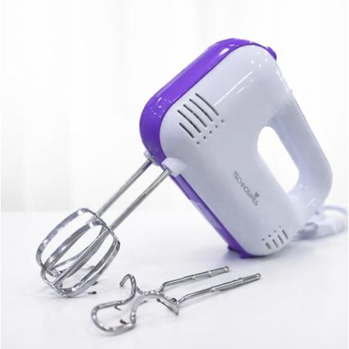 Batteur Mixeur Mélangeur – 2 Fouets et 2 Crochets à Pâte