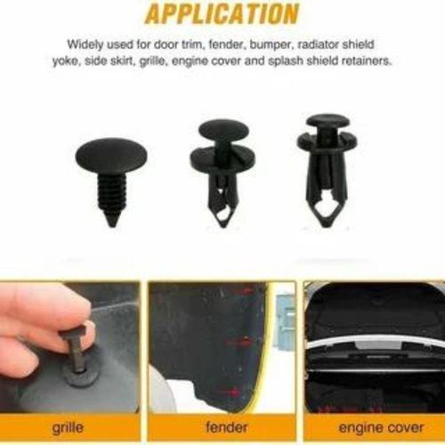 Kit de vis en plastique pour Voiture Rivets de Garde-Boue Attaches Garnitures