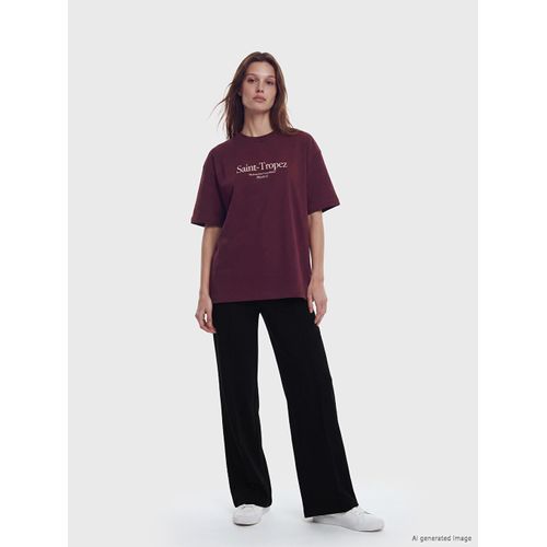 Pantalon de survêtement pour femme à taille élastique au toucher doux