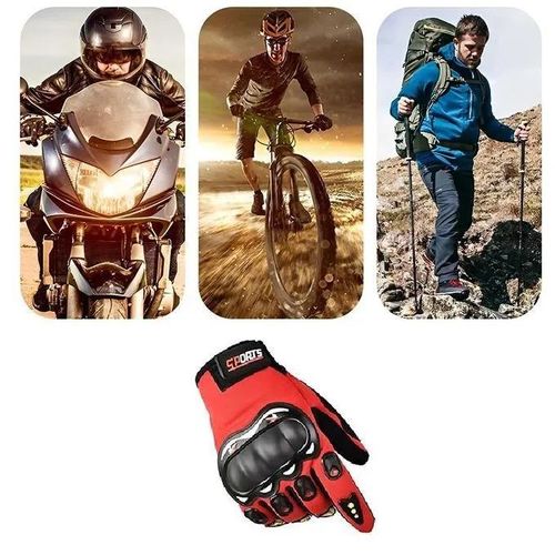 Gants de Moto Respirants pour Hommes et Femmes (colleur aléatoire)