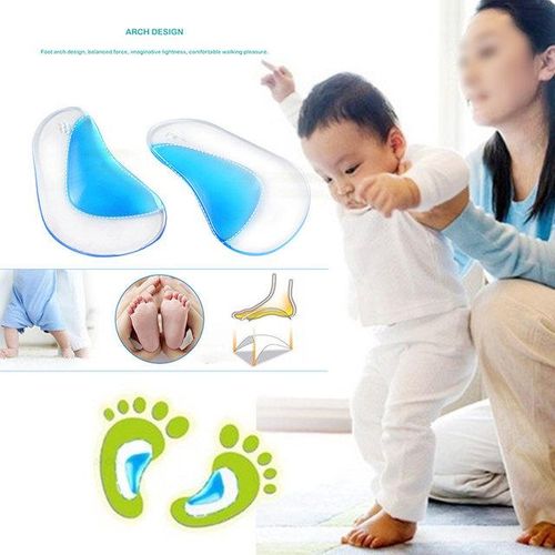Semelles orthopédiques en Silicone, Support de voûte plantaire plat, correcteur de coussin de chaussure, Gel Valgus, Correction de fasciite plantaire