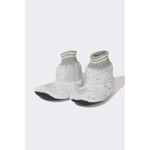 Chaussons Femme Gris