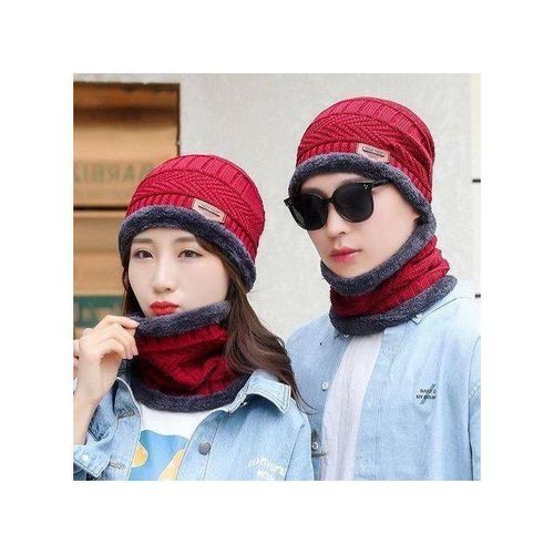 charpe Coton pour hommes et femmes bonnet et cache cagoule Bonnet chaud dhiver charpe en laine