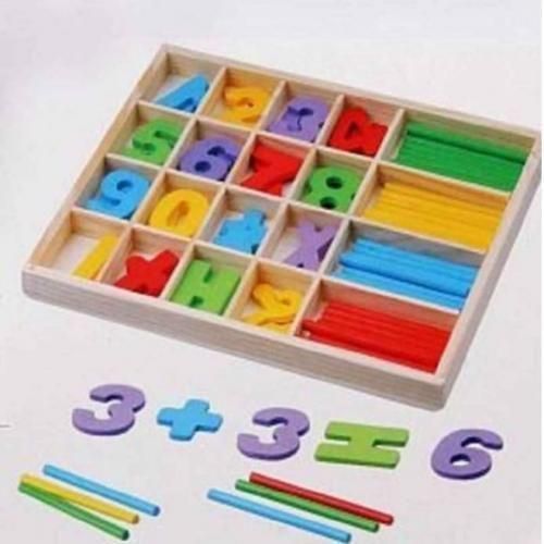 Jeux computation study box en bois