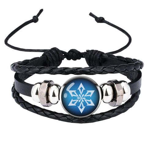Bracelet En Cuir Genshin Impact 12 HD Cosplay Anime Manga