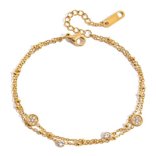 Bracelet de luxe pour femme plaqué or élégant à la mode BGN119