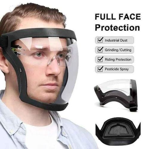 Écran facial ajustable pour une protection optimale en milieu exposé