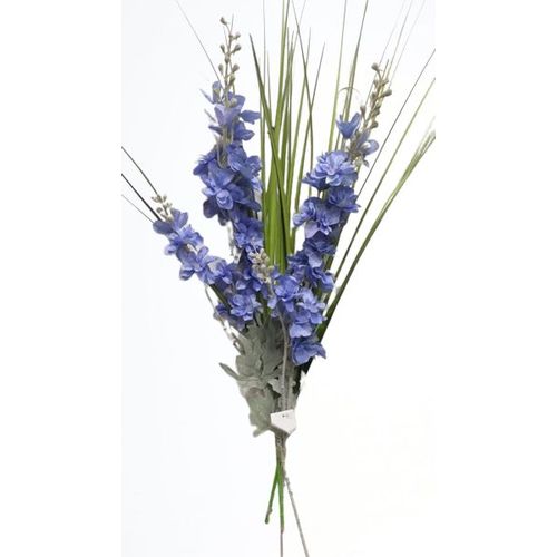 bouquet de fleurs artificielles bleu