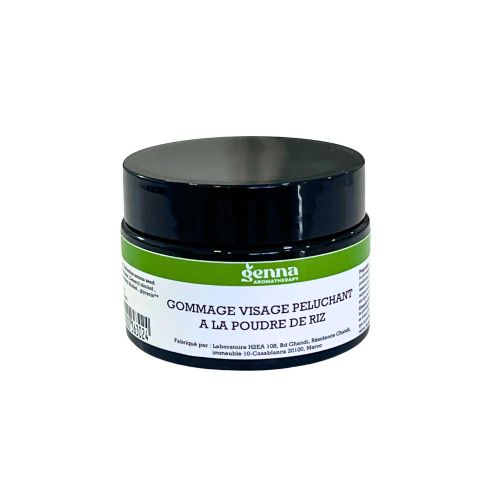Gommage visage peluchant à la poudre de riz 50 g
