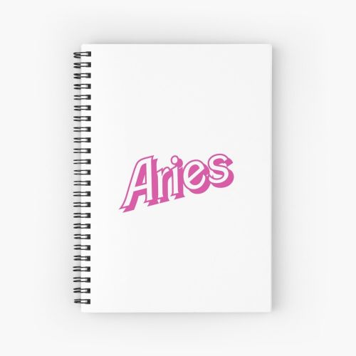 Aries Vintage Barbie Spiral Notebook - Bloc note
