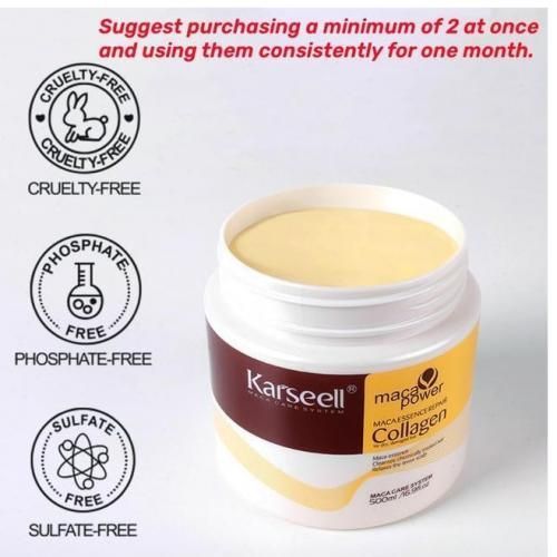 Collagen Hair Treatment Deep Repair Conditioning Argan Oil 600 Ml