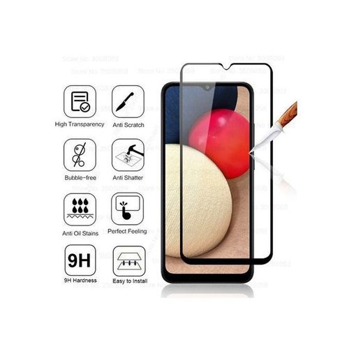 Incassable - Protection Vitre - Verre Trempé - Samsung A04 ccouleur Noir