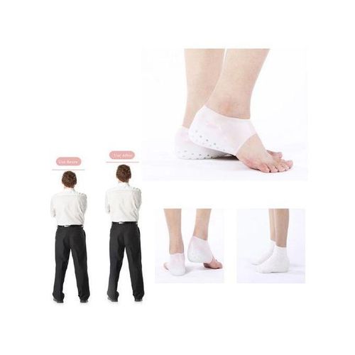 Manches de talon en silicone pour augmenter la taille du talon et équilibrer le pied