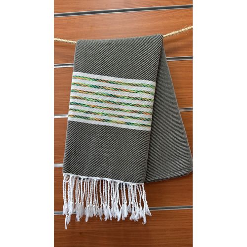 moroccan serviette en coton fait main multifonction fouta plage hamam deco 1m/2m