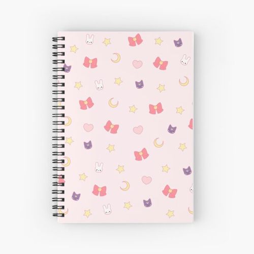 Moon Bunny Spiral Notebook Bloc note